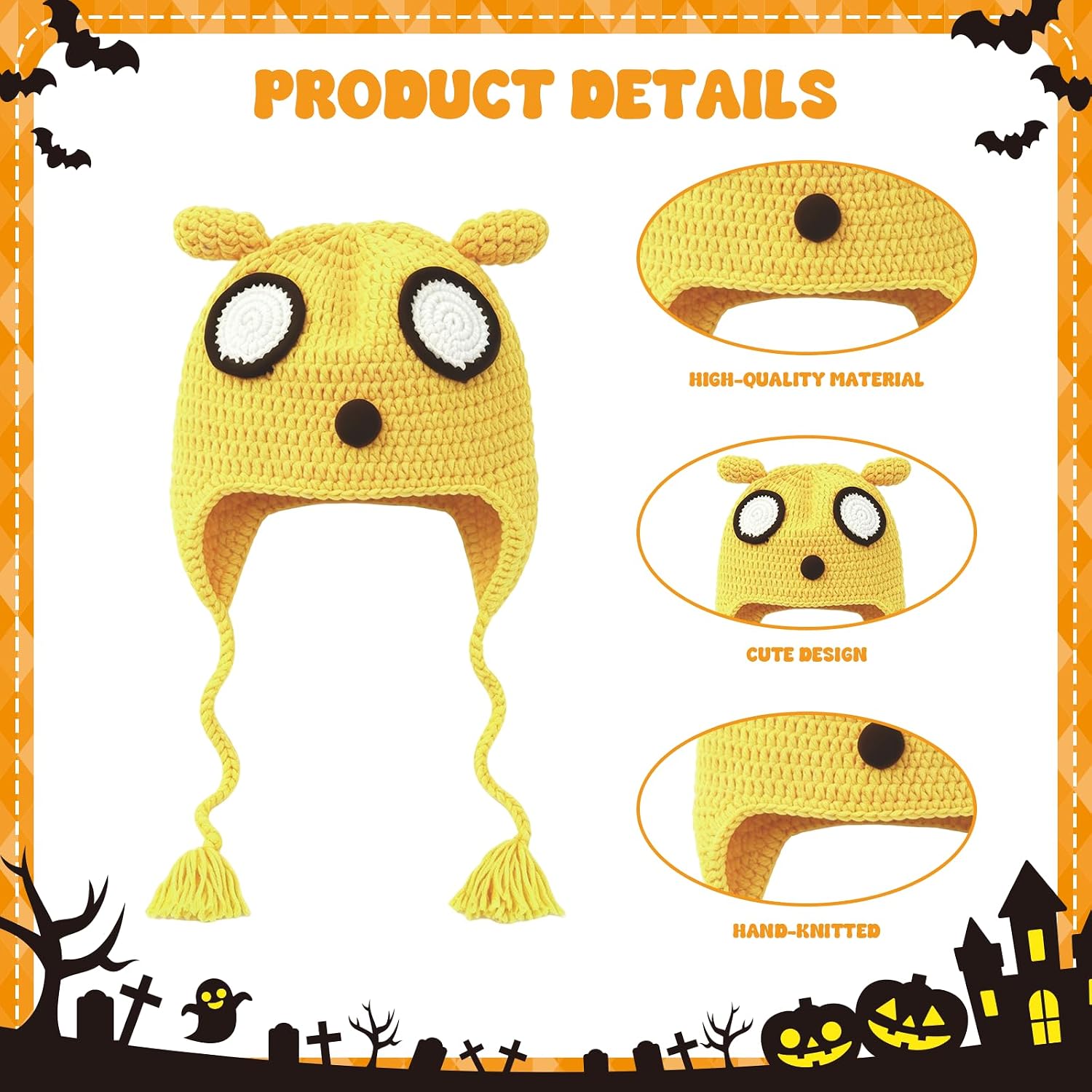 Adventuring Costume Beanie Hat Halloween Adult Anime Character Hat One Size, Winter Warm Cartoon Animal Dog, Halloween Cosplay Costume Anime Costume Set