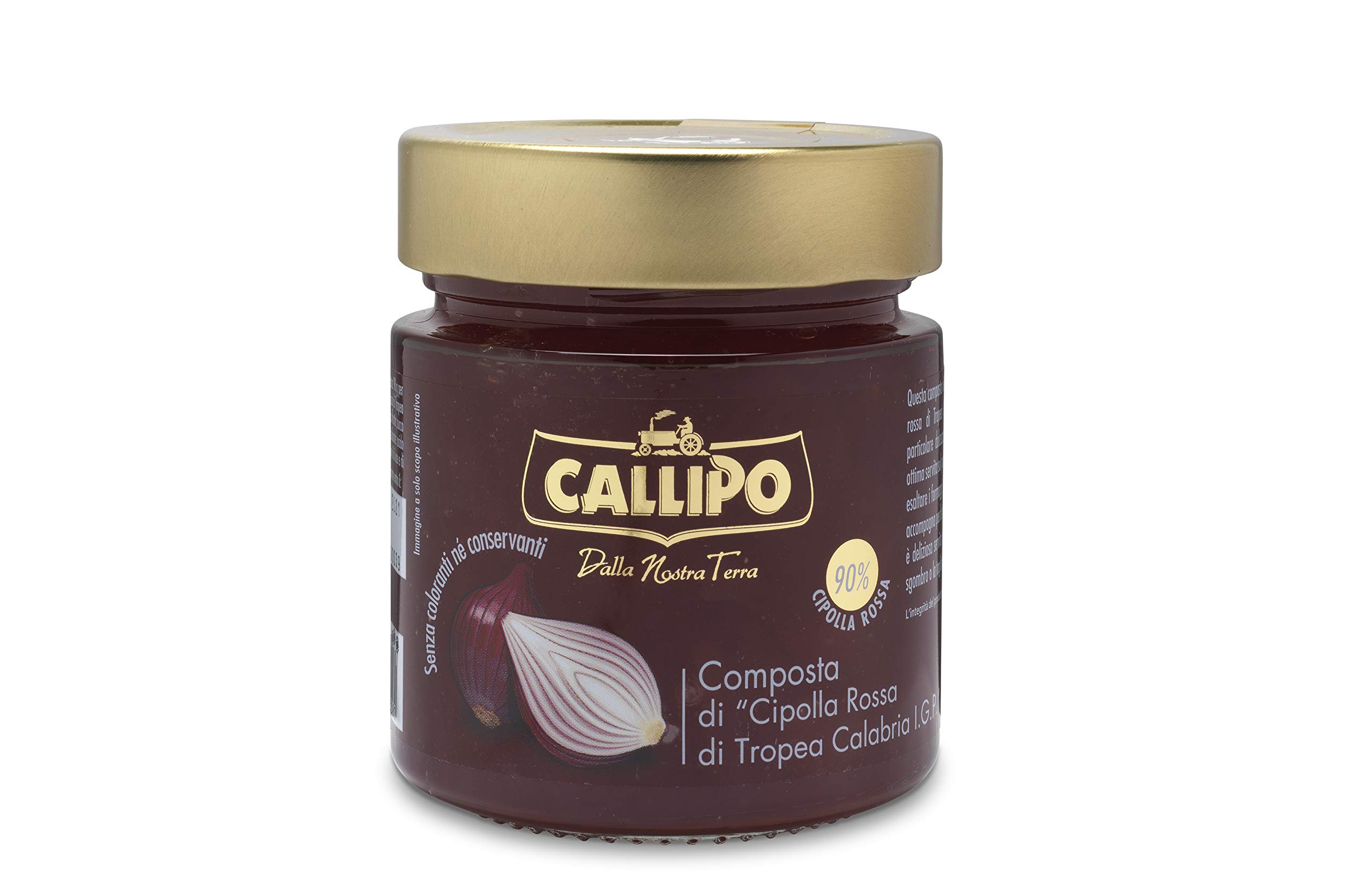 6X Callipo Italian Red Onion Compote with Tropean Onions from Calabria I. G. P. 190g Ready to Eat!
