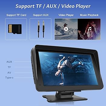Amazon.co.jp: 7インチ ポータブルカーオーディオ
