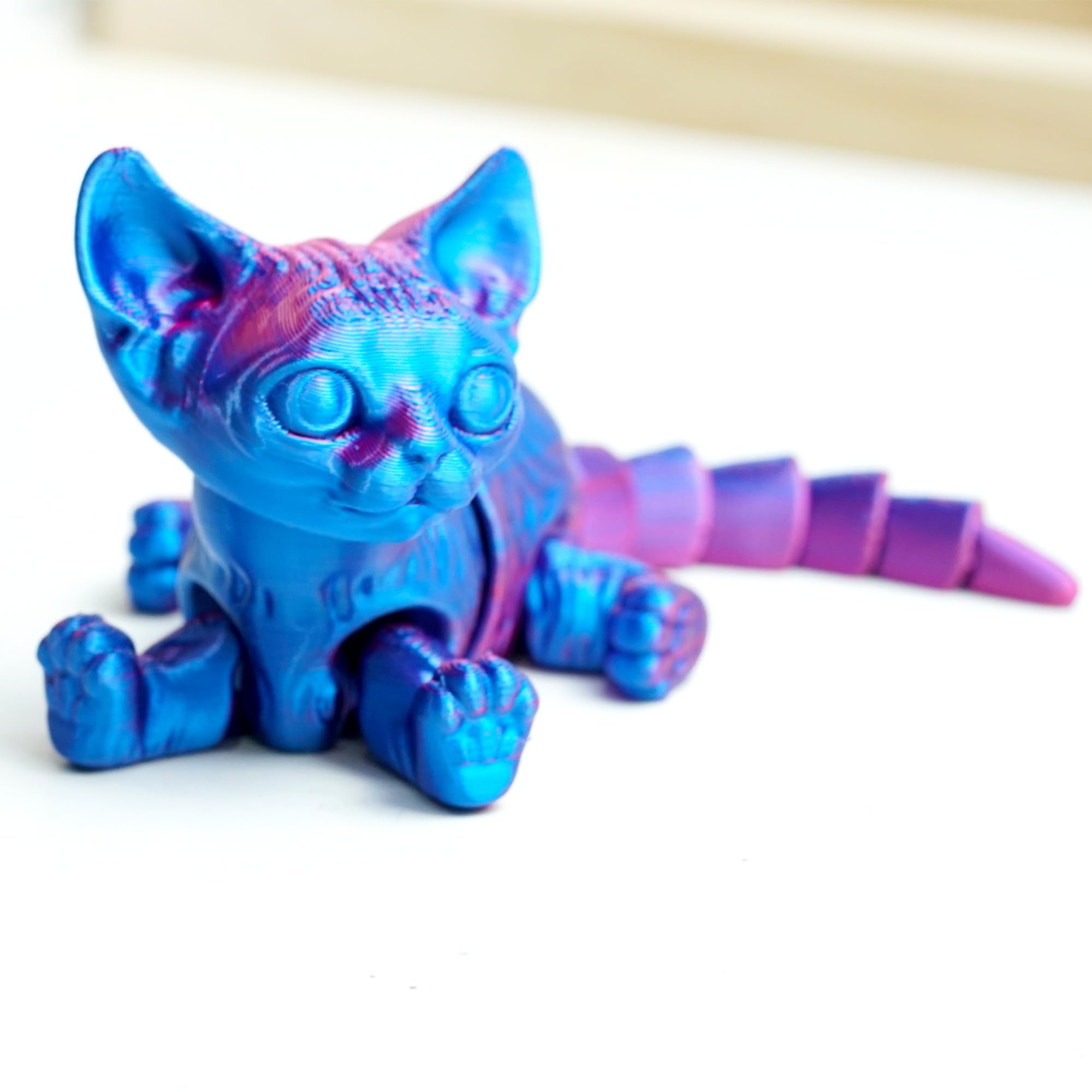 Amazon.com: BANPIWOLG 3D Printed Cat Model,Flexible Cat Animals