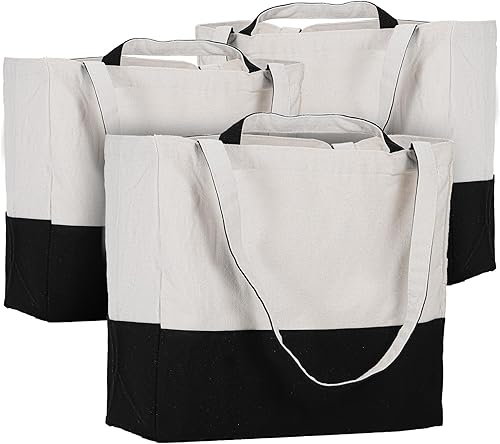 LINICE Bolsas de compras reutilizables para comestibles, plegables y resistentes, con asas