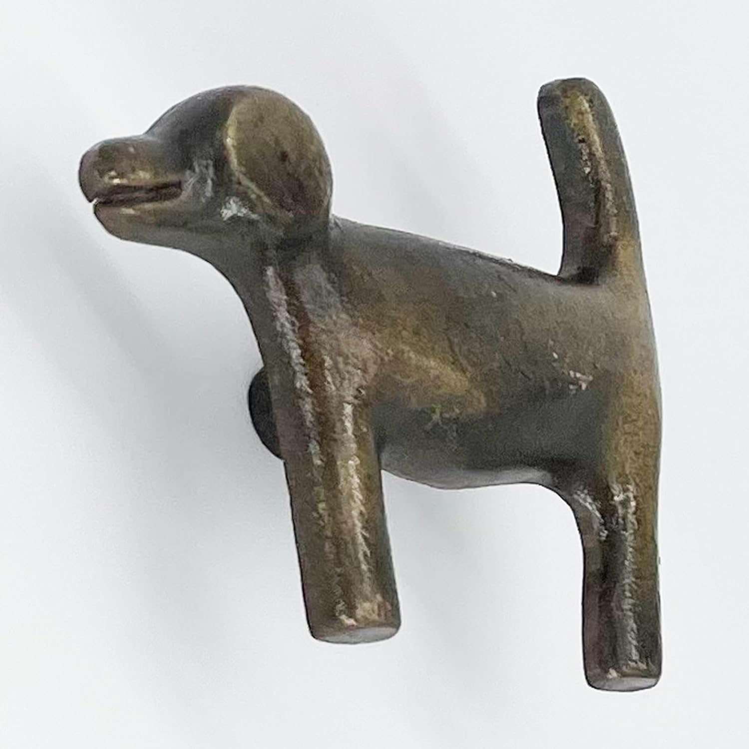 – 4” Dog Profile Handle - Animal Farmhouse Style Cabinet Pull - 4 in Rustic Bronze Iron Vintage Dresser & Door Knob - Includes All mounting Hardware - HN717 - Quantity (8)
