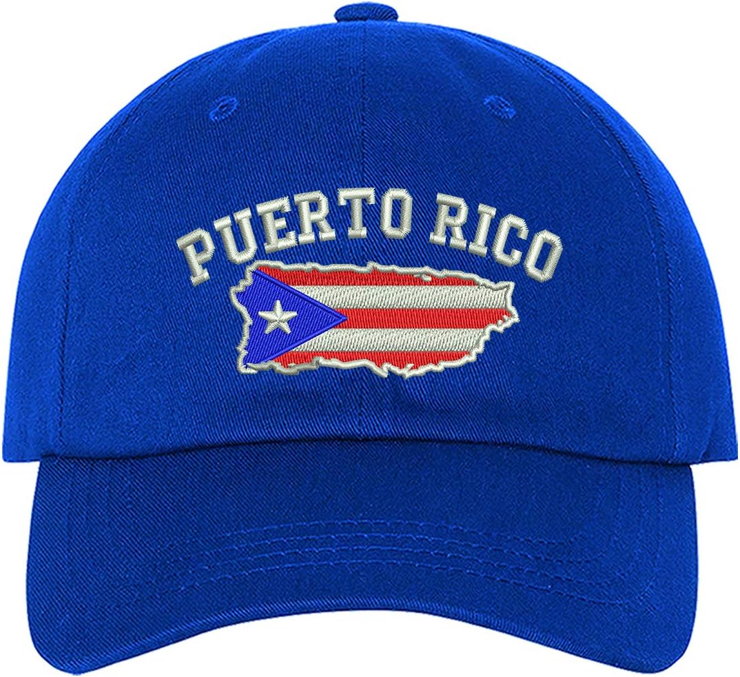 Puerto Rico Map Baseball Cap - Boricua Baseball Hat Dad Hat Unisex
