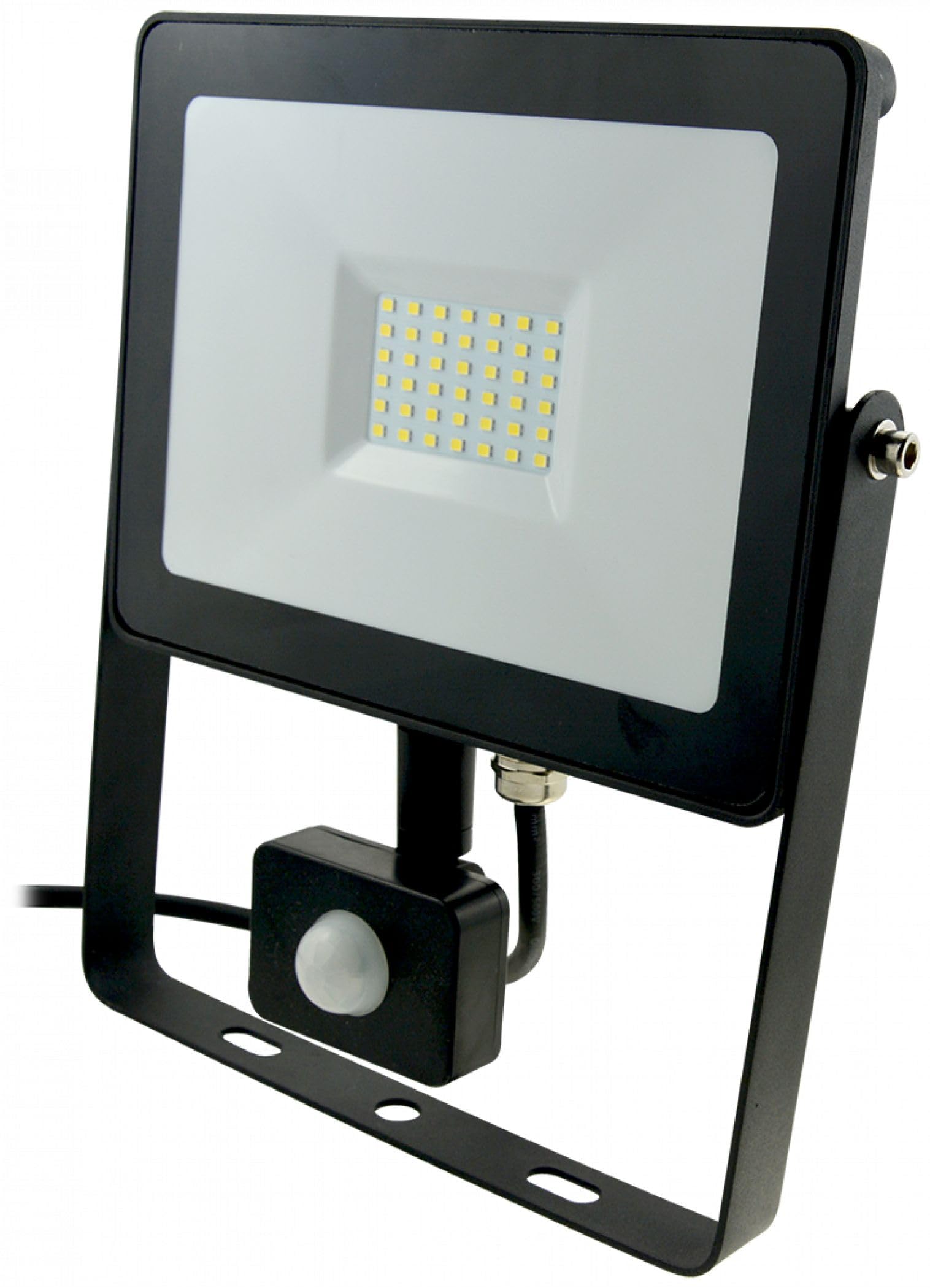 DazzLED 30w LED Floodlight Daylight White 5800-6000K PIR Motion Sensor Security Flood Light 2700 lm