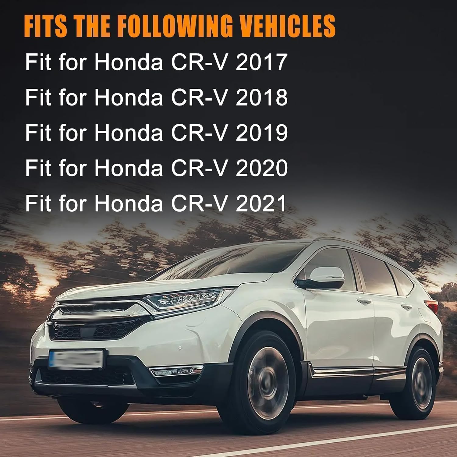 Rear Left Door Lower Molding Door Garnish Trim Compatible with Honda CR-V 2017 2018 2019 2020 2021 2022 Replace# 75333-TLC-A01 75333TLCA01 Without Chrome