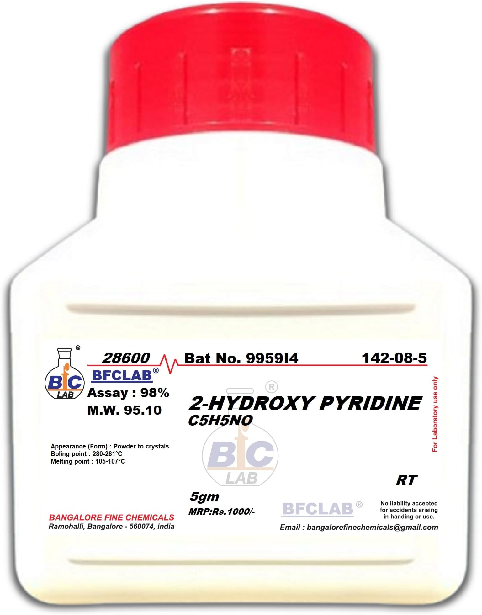 2-Hydroxy Pyridine Solid- 5Gm