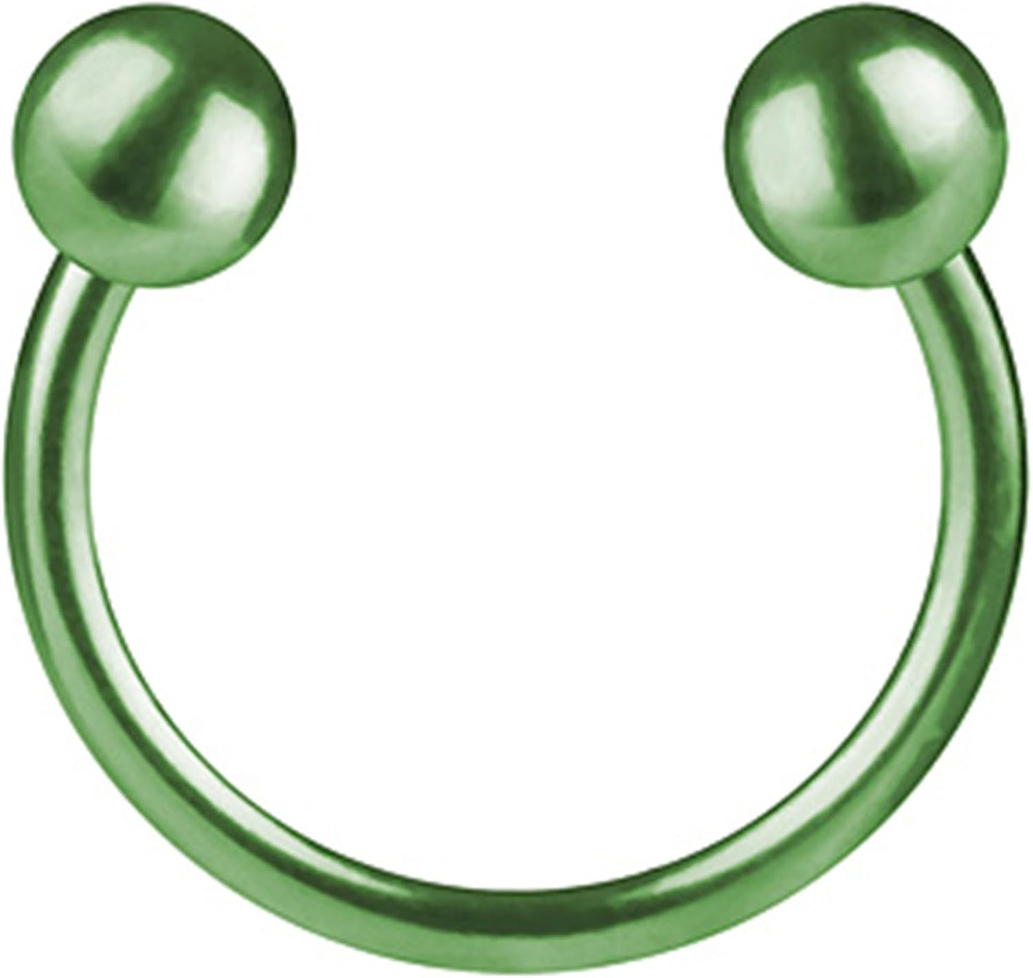 1,2mm Labbra Piercing Ferro Di Cavallo Dadi Sopracciglio Setto - Foto 12