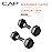 CAP Barbell Coated Dumbbell Weights with Padded Grip, Pair, 8 LBS