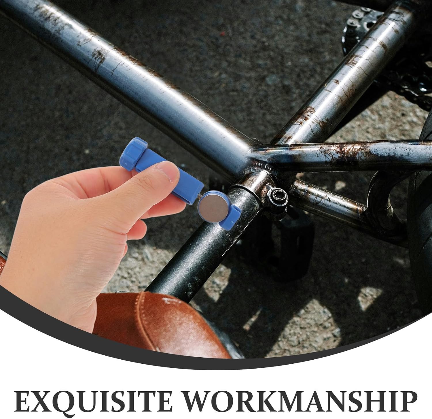 Luxshiny Hydraulic Bike Brake Caliper Spreader Tool for Disc Brake Piston Reset, Universal Compatibility with Steel and Plastic Construction, Precision Operation for Outdoor and On-the-go