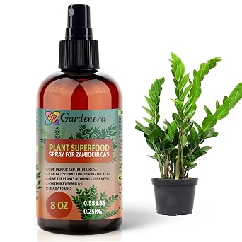 BESTSELLER Plant Superfood for ZAMIOCULCAS Plants with B1 Vitamin, Glucose and Essential Minerals - Organic Plant Food Fertilizer for Indoor & Outdoor ZAMIOCULCAS Plant Care - 8oz