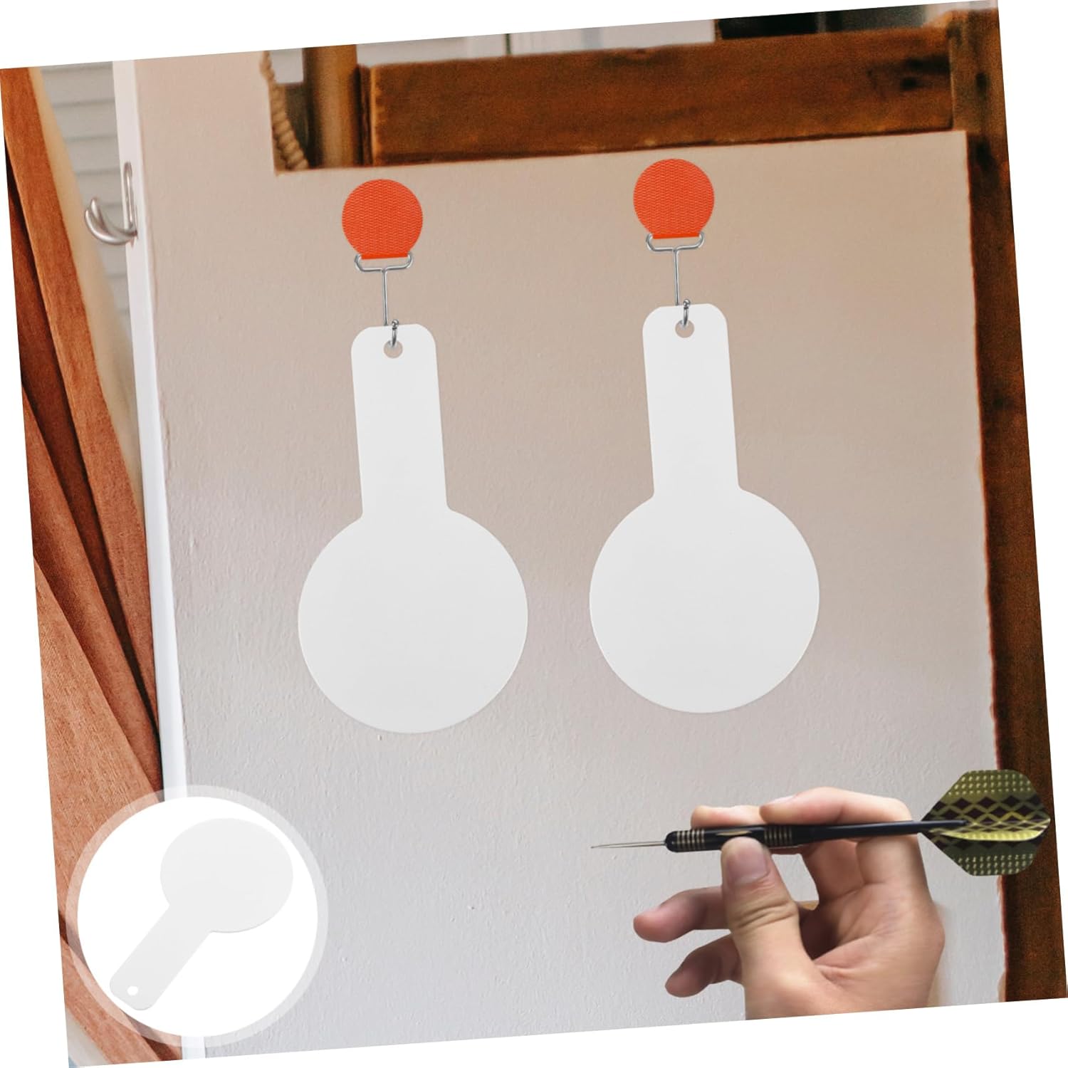 ibasenice Target Archery Soft Practicing Plates Steel Practice Tools Iron