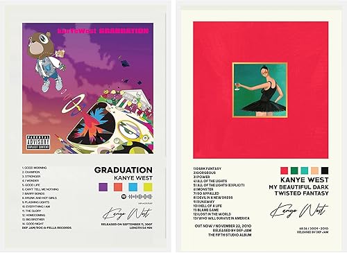 BATWHO Un juego de 2 pósteres G, póster de lienzo M sin marco: 16 x 24 pulgadas (15.7 x 23.6 in)