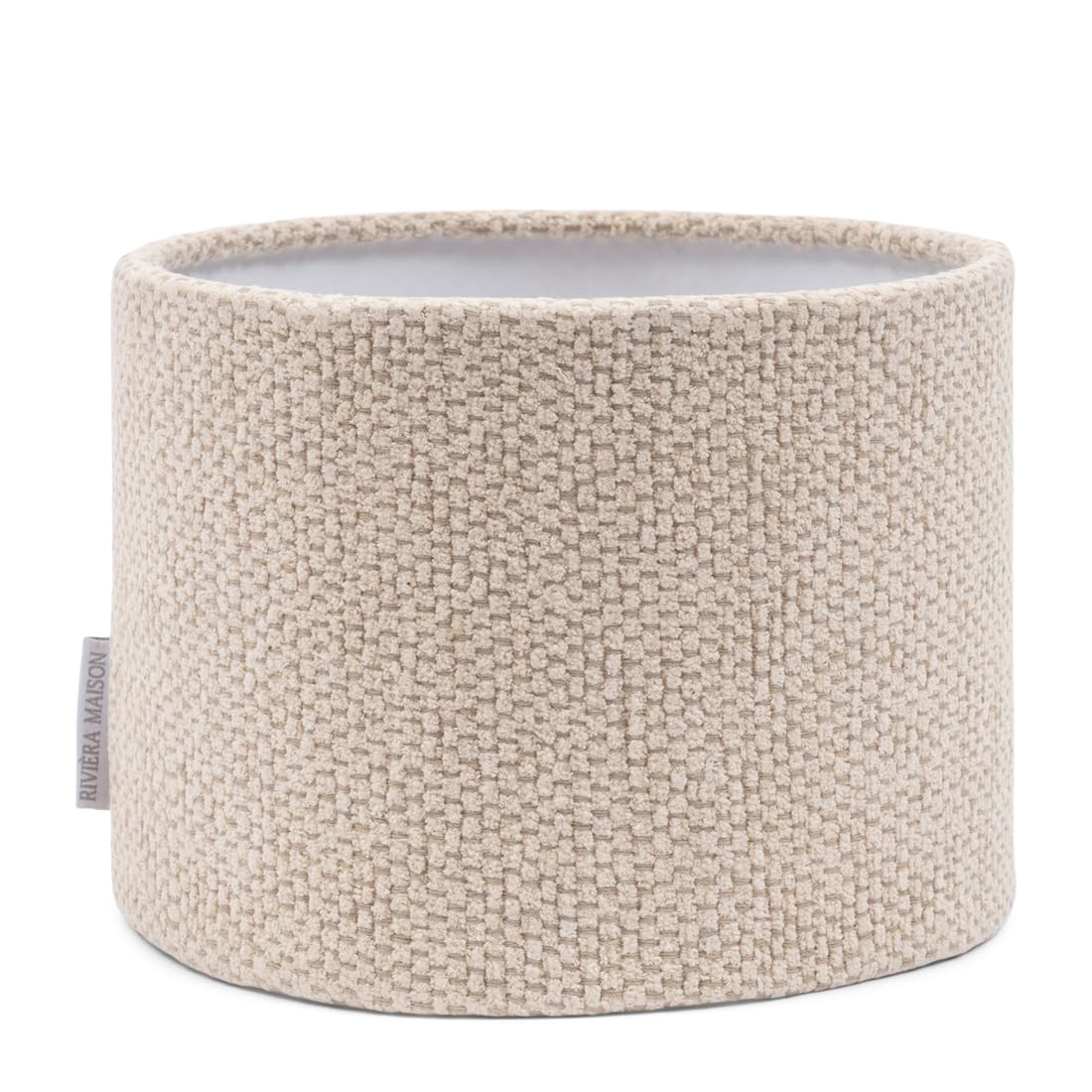 Abat-jour Rivièra Maison Crème Petites Tailles pour Lampes de Table - Lin Cylindrique Atlin - Ø20xH15 