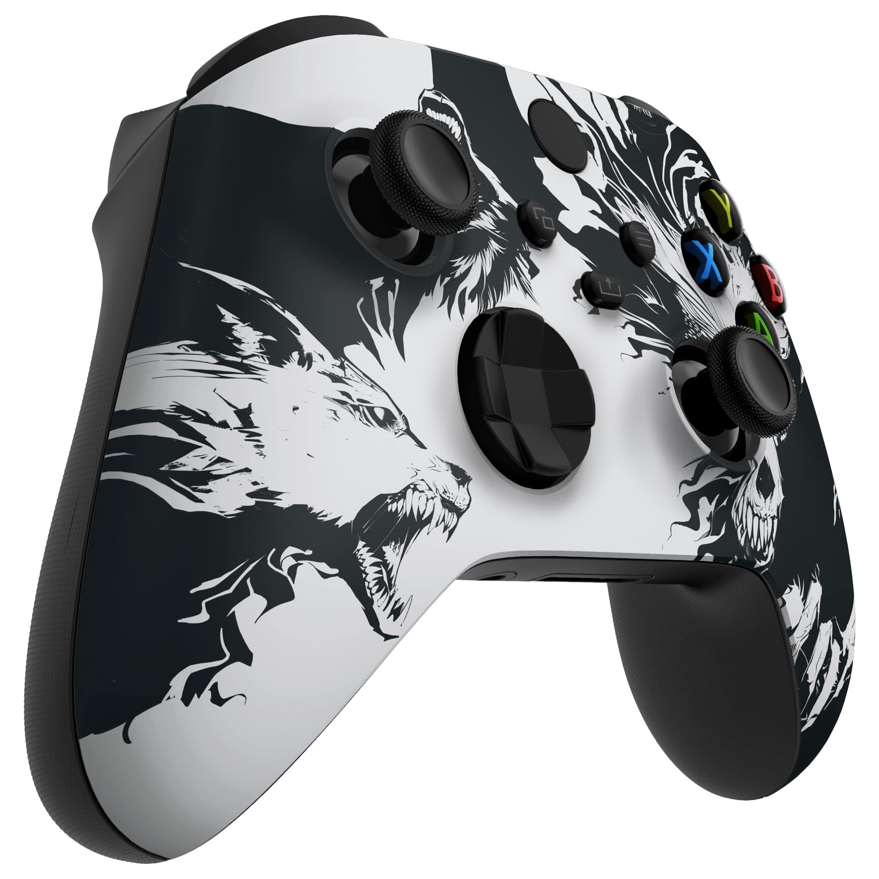 eXtremeRate Replacement Shell for Xbox Series X & S Controller - Unleash Your Style - New Wolve Soul Custom Acessories Skin Front Housing Cover for Xbox Core Controller Wireless [Control NOT Included] - 5