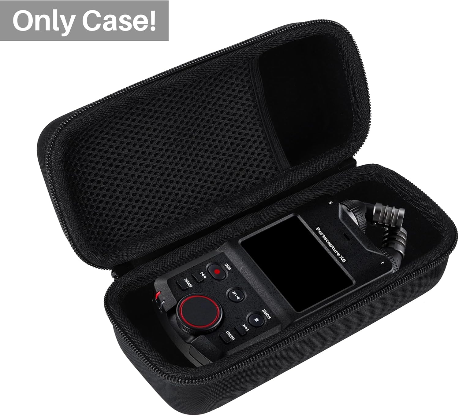 Lebakort Storage Case Compatible with TASCAM Portacapture X6 32-bit Float Portable Audio Recorder Field Recorder