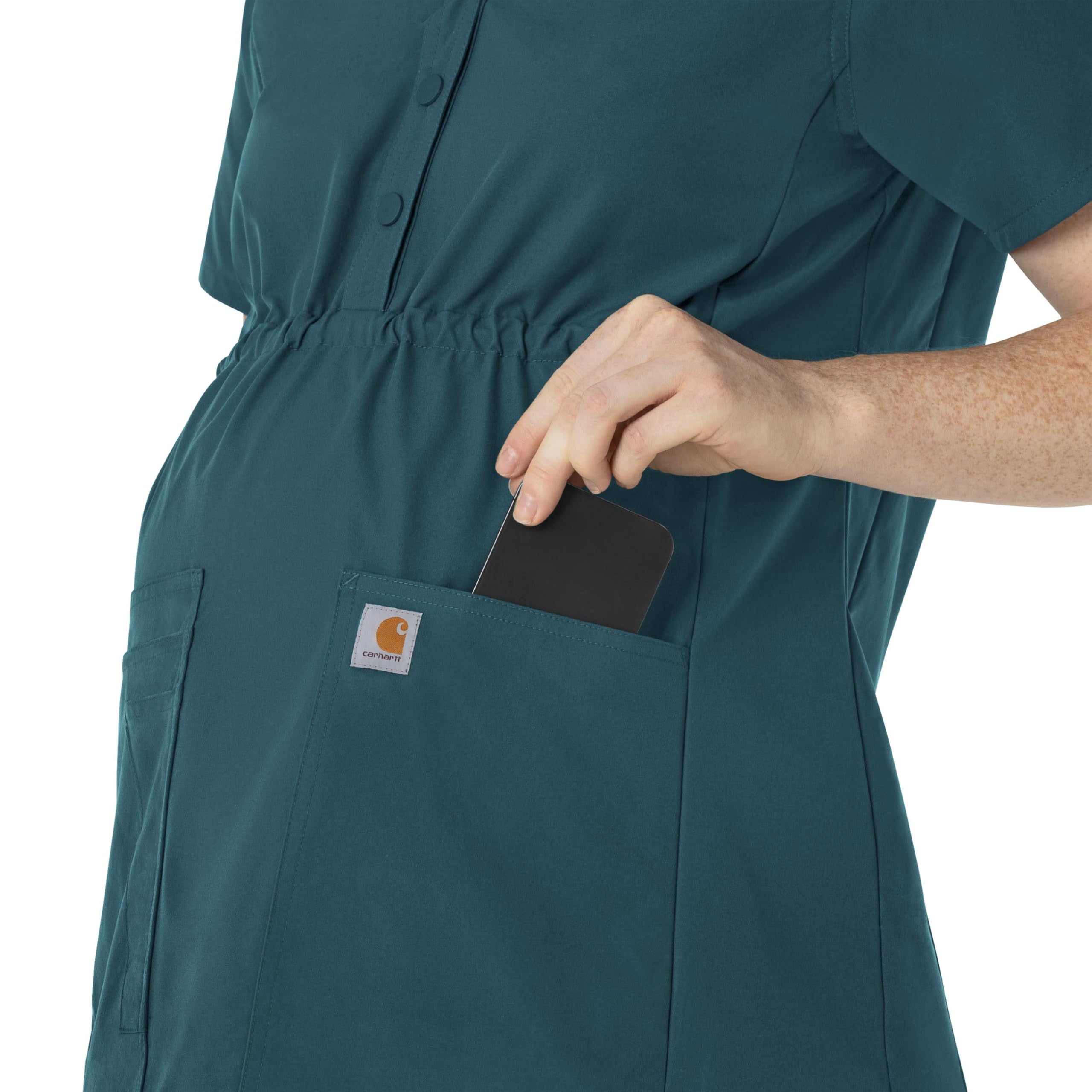 Carhartt Damen Scrub Top Henley Umstands-Kasack für Damen (1er Pack)