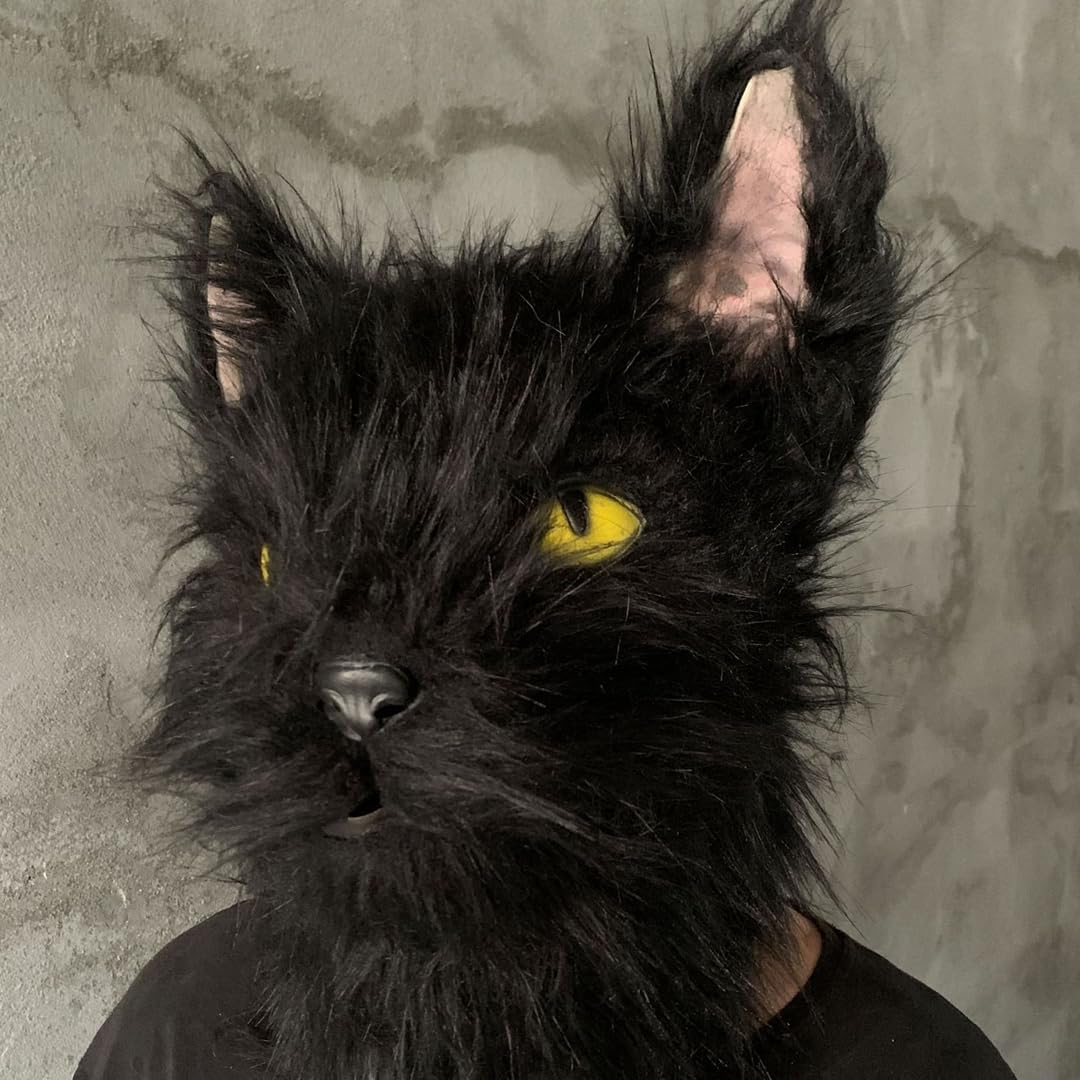 Amazon.co.jp: 猫マスク ネコ仮面 ハロウィンコスプレ ハロウィン