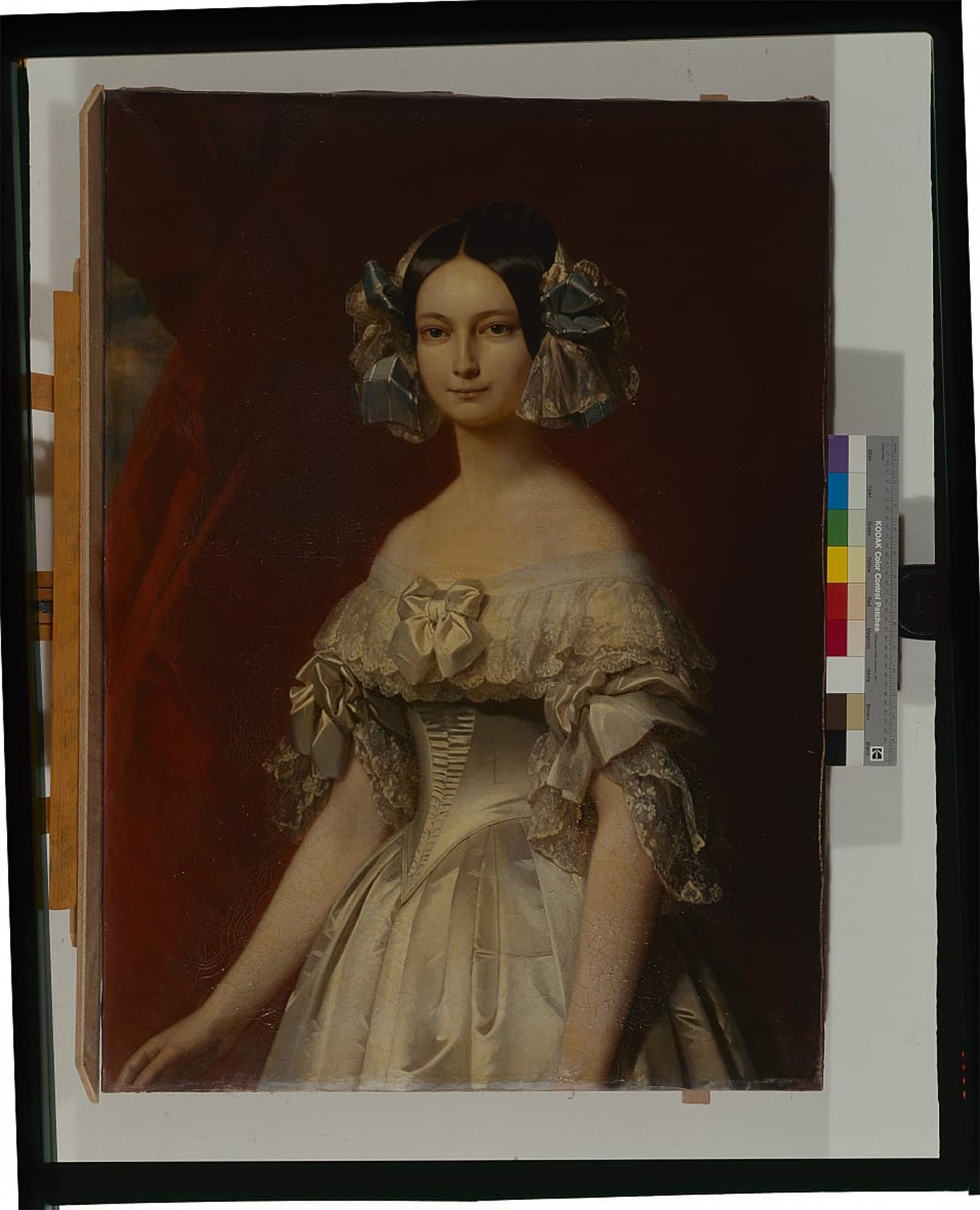 ARTXLXXBN Famous Prints Artwork Pictures Poster Painting Art Portrait of the Royal Princess Duchess of Orleans by Xaver Winterhalter Artwork Landscape Pictures for Home Decor 60x90cm