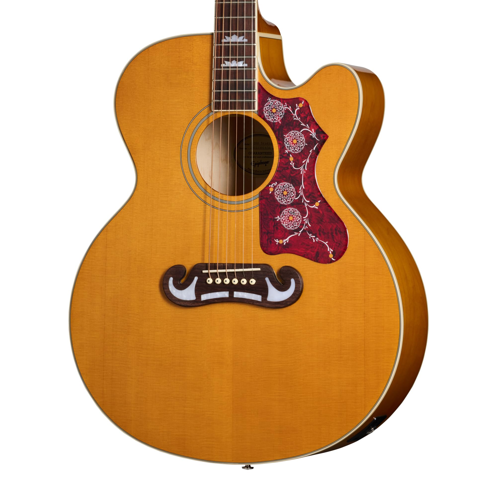 Amazon.co.jp: Epiphone J-200 Studio EC Natural アコースティック