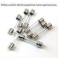 Vista 5 de Fusible de soplado rápido F3AL250V 0.236x1.181 in Paquete de 10 fusibles de vidrio 3A 3A 3Amp 250V fusibles de vidrio 0.24x1.18 pulgadas