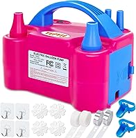 YEPVIE Electric Balloon Pump 600W 400L/min Portable 2-Mode Inflator with 14 Balloon Arch Kits for Party Decor