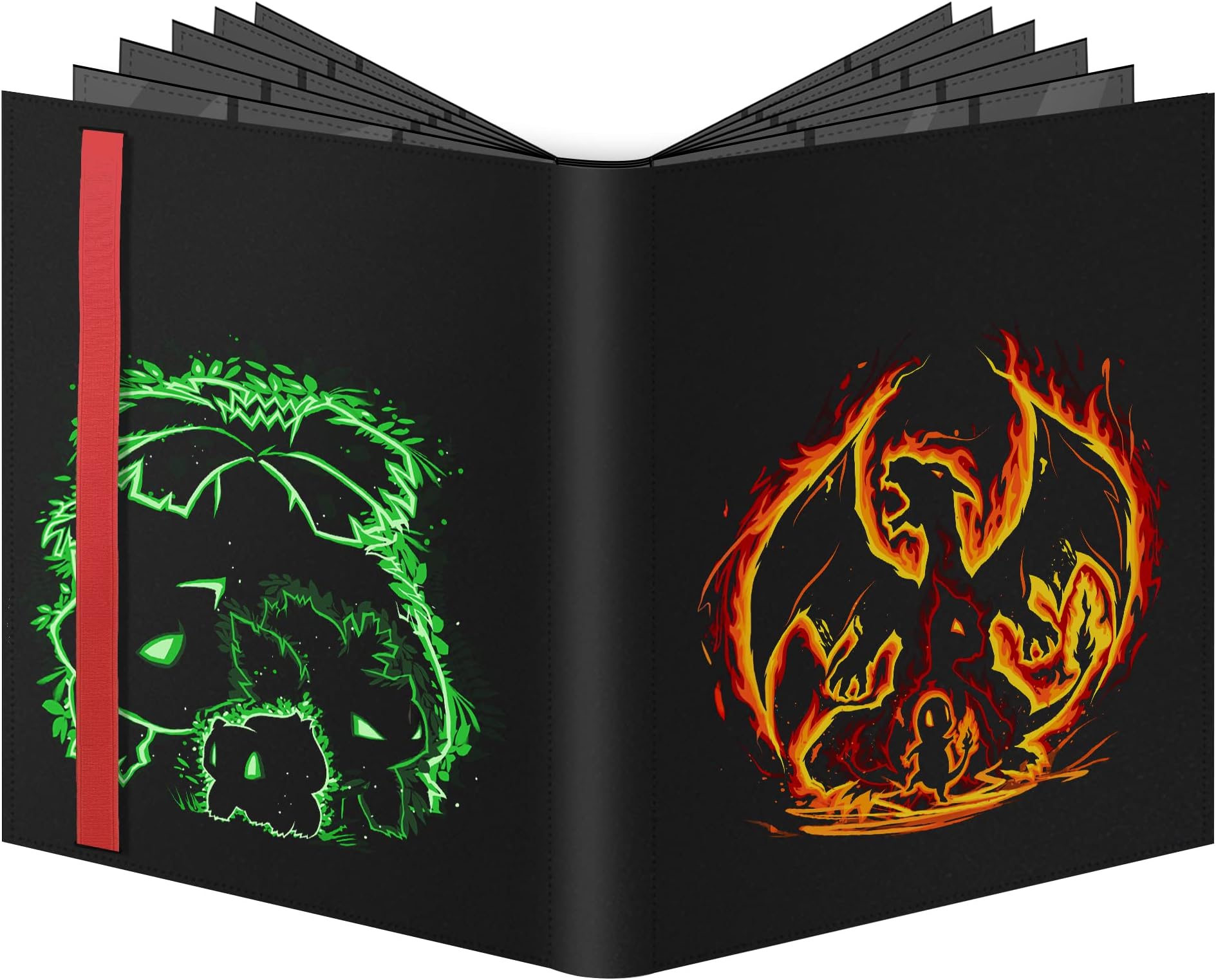 360 Pcs 20 Pages 9 Pockets Side loaded Fit for Pokemon Cards Packs Card Binder Gifts Kid Gx Ex Booster Box Set