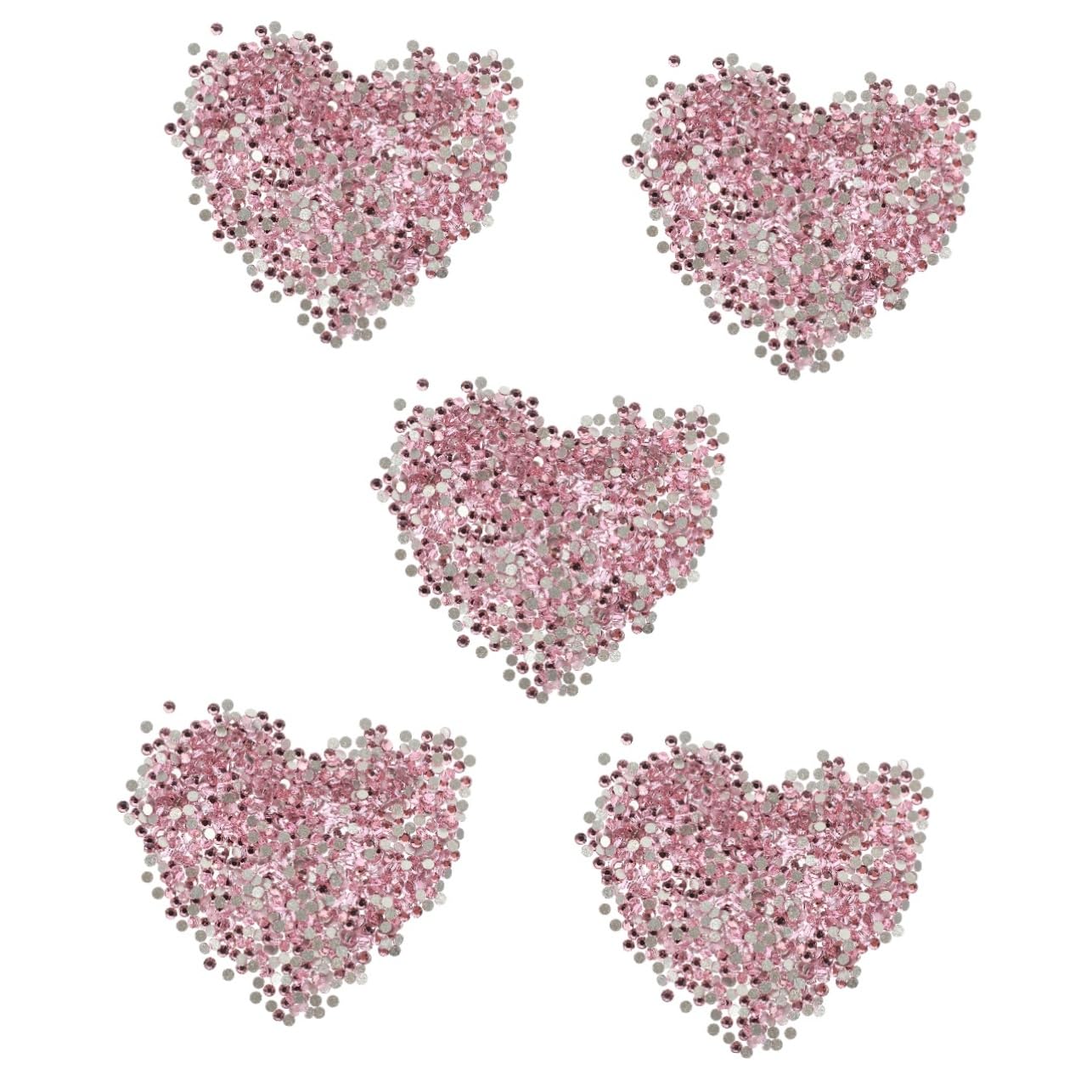 FRCOLOR 5 Pezzi 1 Set Di Strass Per Nail Art Gemme Piatte Per Unghie Strass Per Unghie Per La Creazione Di Gioielli