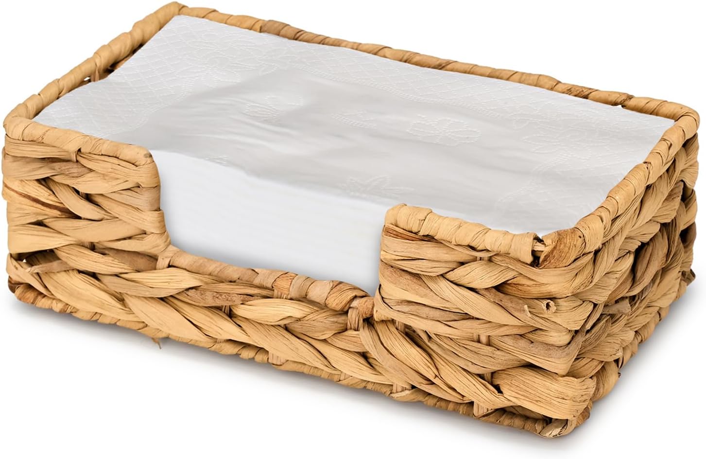Water Hyacinth Napkin Holder for Bathroom Huaodor Napkin