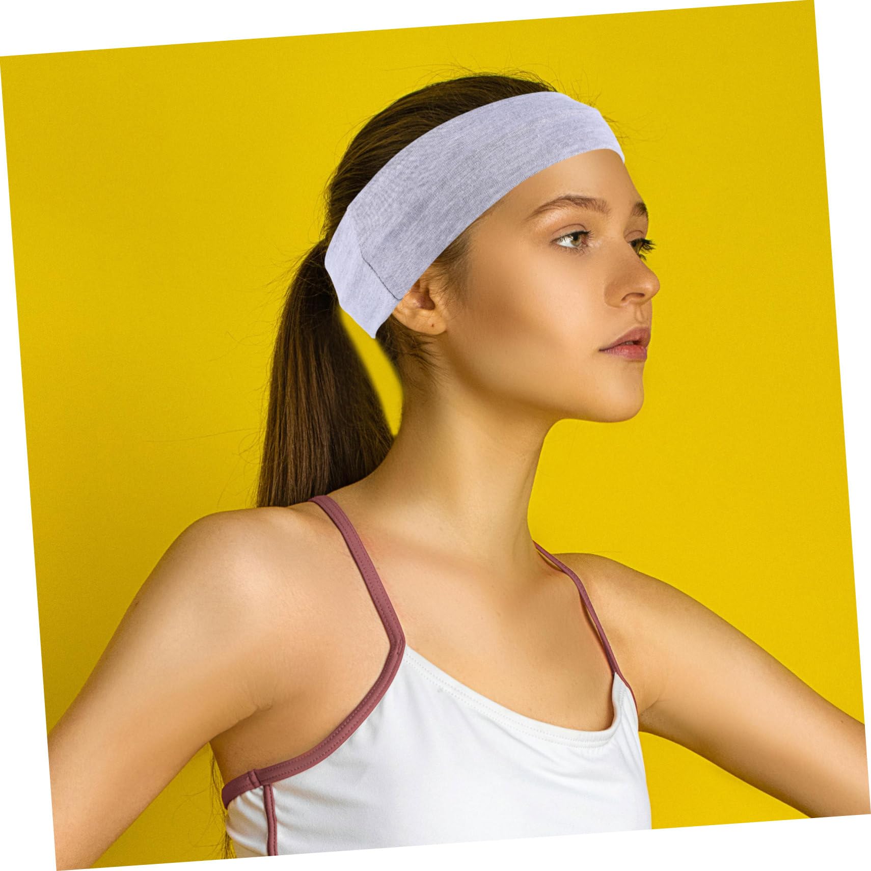 16pezzi Fasce Elastiche per Capelli da Donna Fasce Antisudore per Allenamento per Yoga e Palestra Adatte Tutti i Tipi di Capelli e Lunghezze
