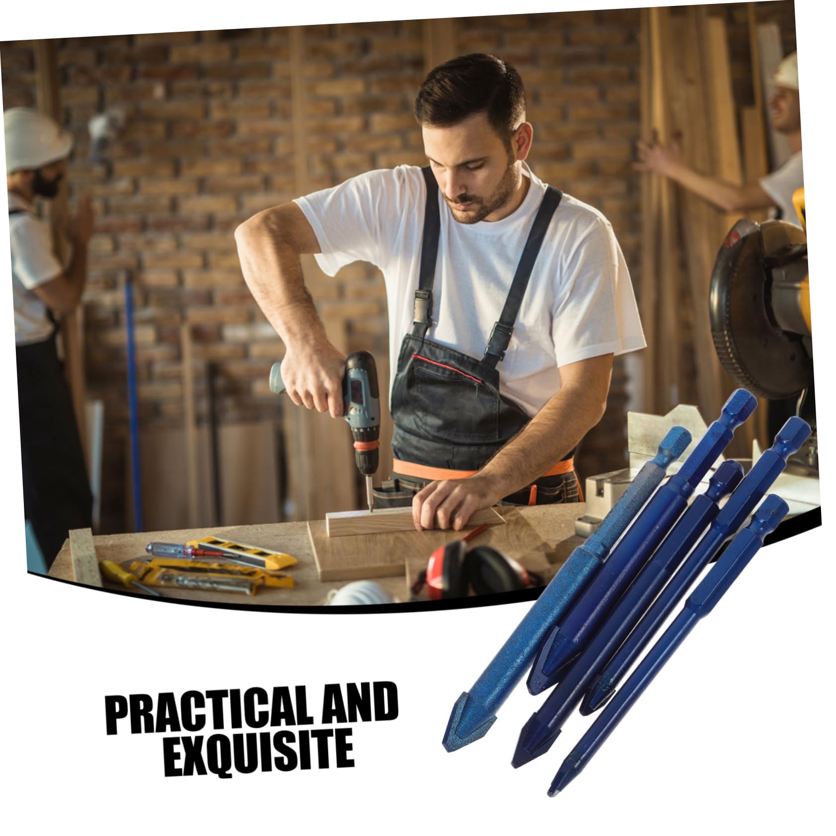 3 Set Punte Per Trapano Eccentriche Punte Per Muratura Per Perforazione Gres E Calcestruzzo Strumenti Professionali Per Diy E Lavori Da Te 5 Pezzi*3