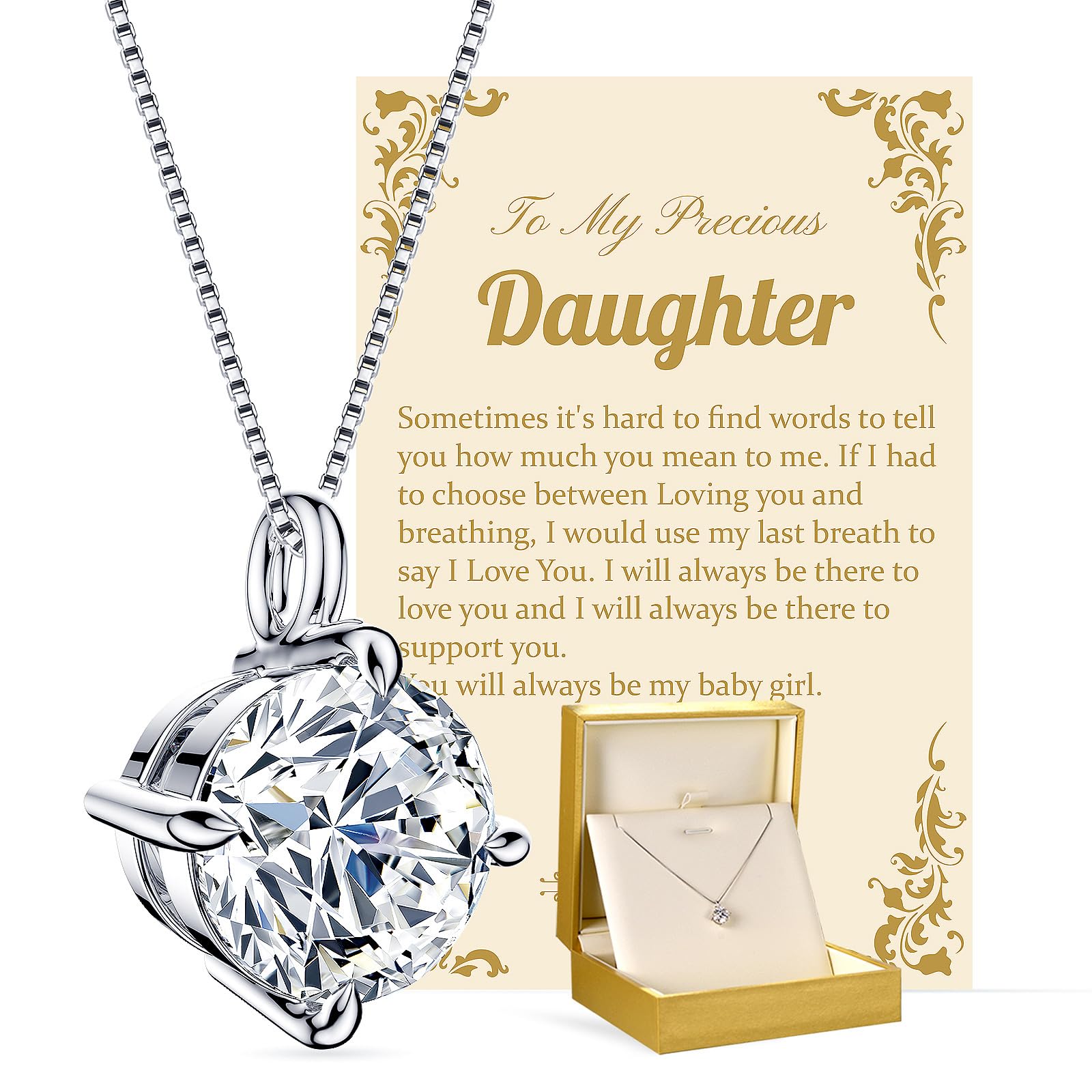 Beam & Bask Moissanite Necklace