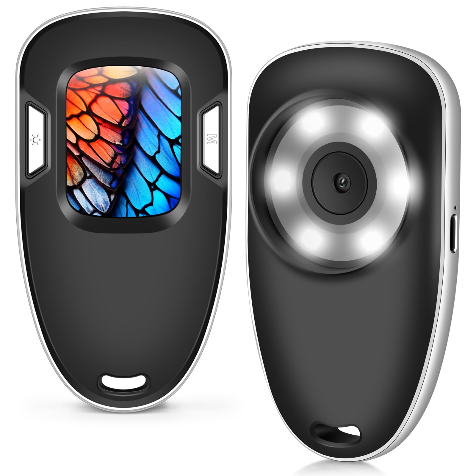 YOPHOON Digital Microscope, 200x Fixed Focus, 2.0-inch Color Screen, 500x Magnification, 6 LED Lights, Rechargeable Battery