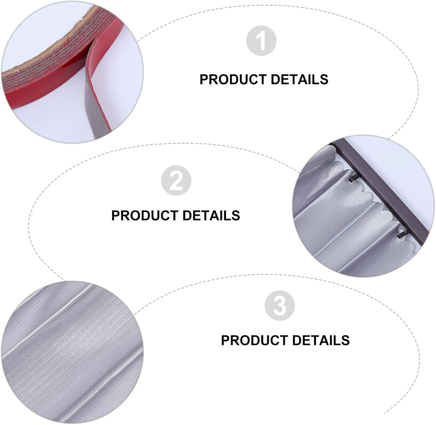 Garneck Magnetic Car Side Window Sunshade Mesh Visor for UV Protection Easy Attach Detach with Material Interior Protector for Front Seat Windows Two