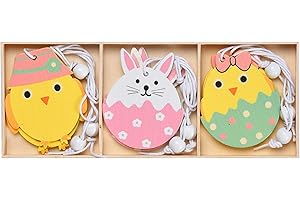 Enchanting Wooden Easter Bunny Tags: Perfect for Festive Baskets and Decor