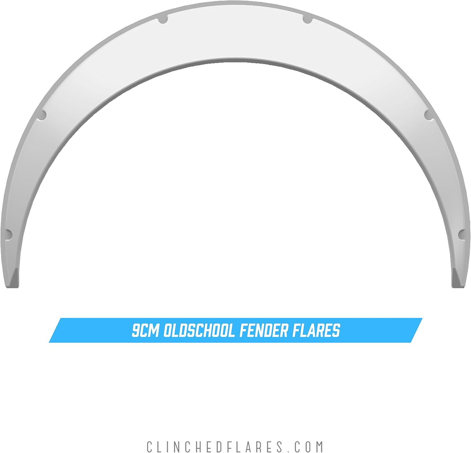 Clinched Flares "Classic" 9cm universal fender flares Automotive