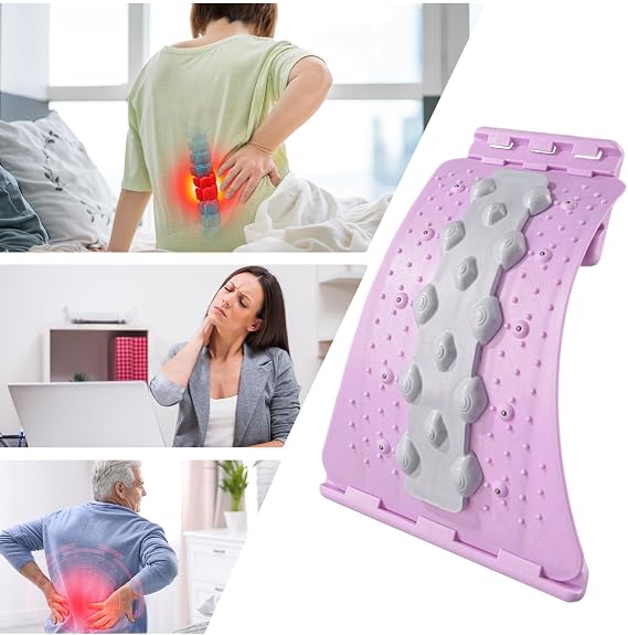 Back Cracker 4 Level Adjustable Ergonomic Lumbar Stretcher Board