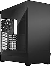Fractal Design Pop XL Silent Black - Tempered Glass Clear Tint - Bitumen panel and sound-dampening foam – TG side panel - Four 120 mm Aspect 12 fans included – E-ATX Silent Full Tower PC Case