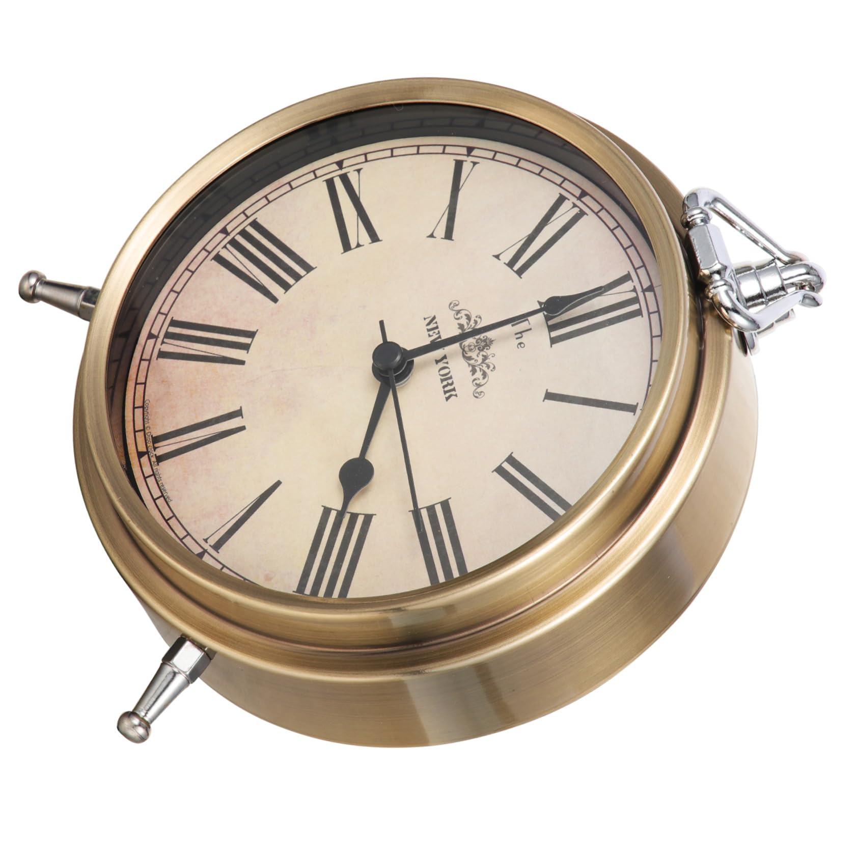 Horloge silencieuse rétro Veemoon : réveil vintage sans tic-tac pour chambre de garçon et fille