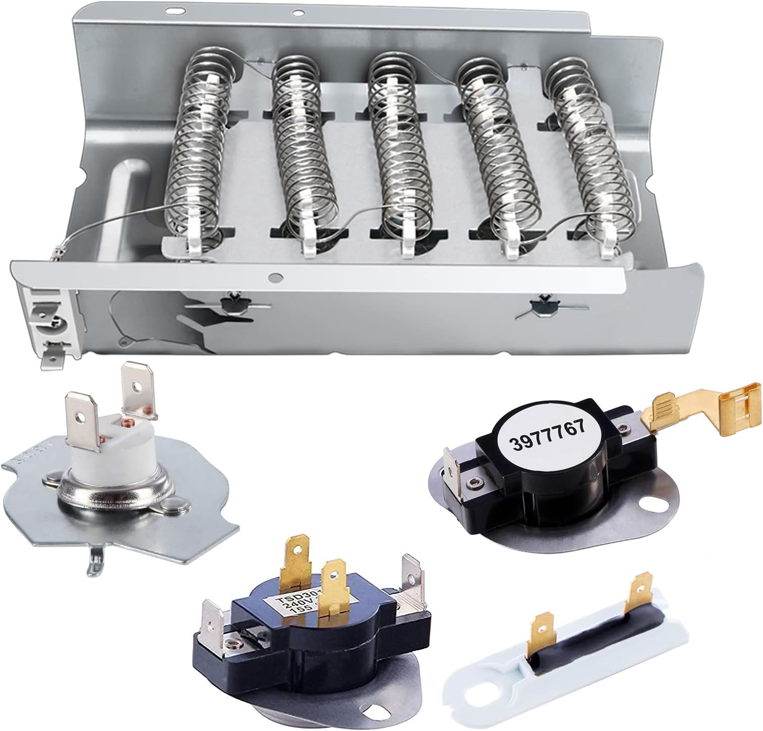 Kit Elemento Riscaldante Per Asciugatrice Carbole Per Kenmore Whirlpool 90 Series Elite
