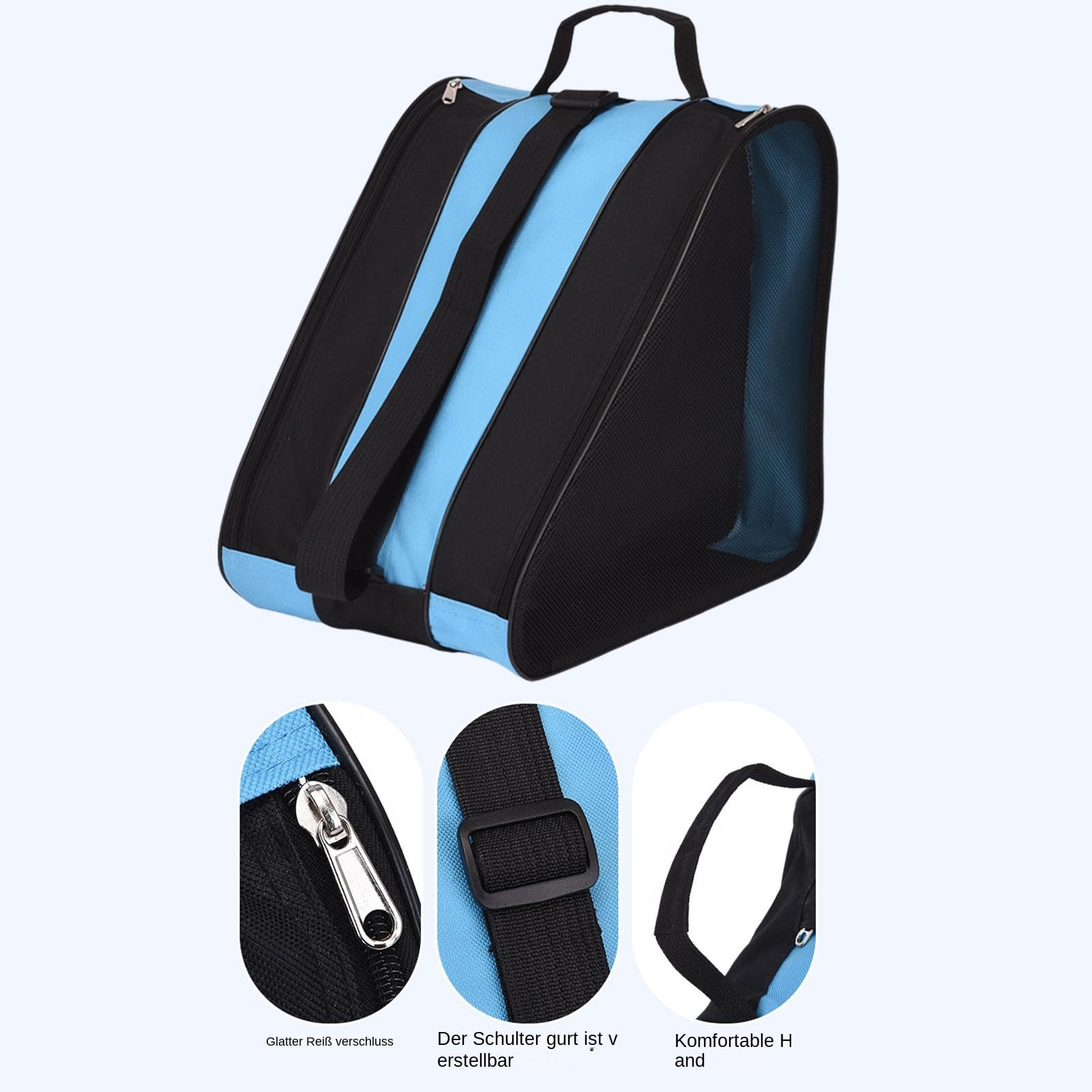 Rollschuhe Tasche, Schlittschuhe Tasche Für Kinder/Erwachsene, Kinder Skatertasche Schlittschuhe Tasche Für Inliner Ice Skate Bag Skischuhtasche Mit Trageriemen Schlittschuhtasche Rollschuhtasche