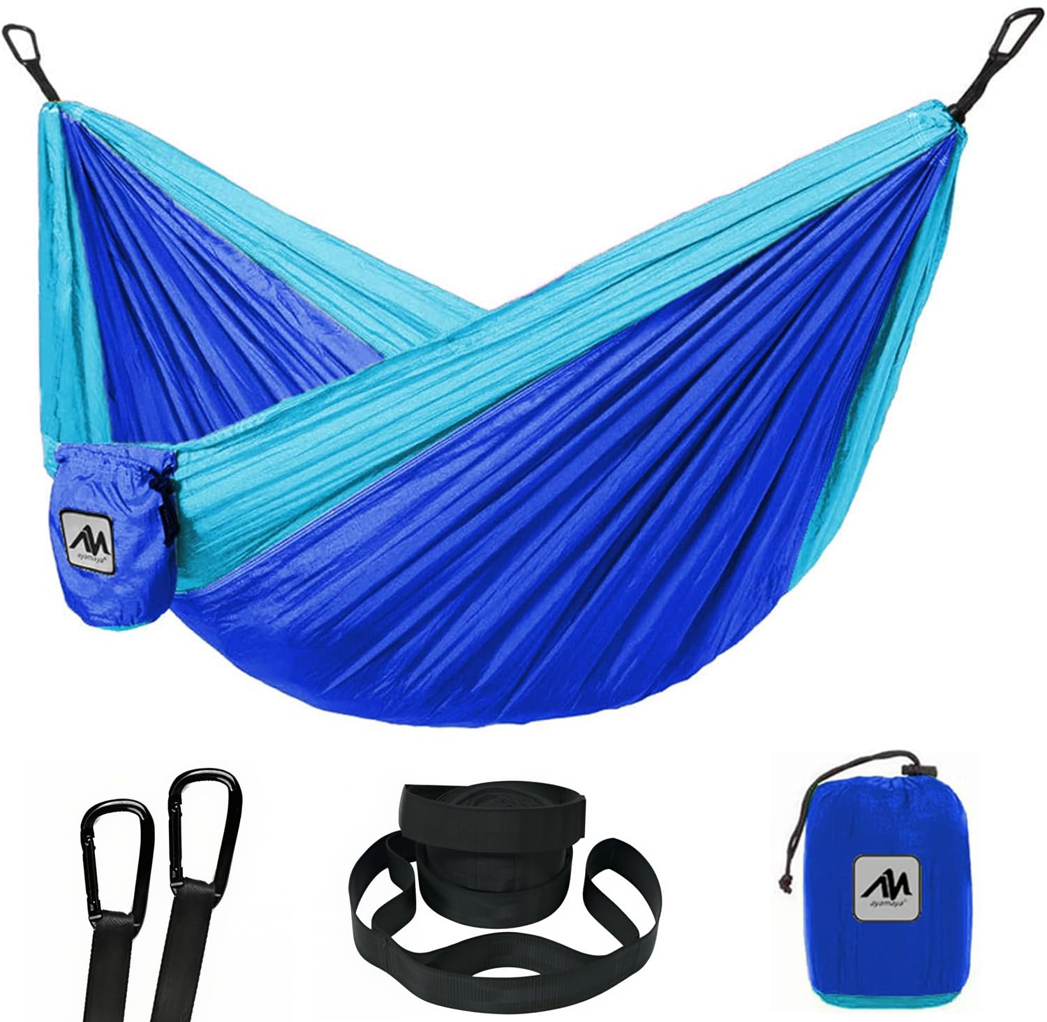 Hamac de camping pour enfants ayamaya ultralégger avec sangles et mousquetons