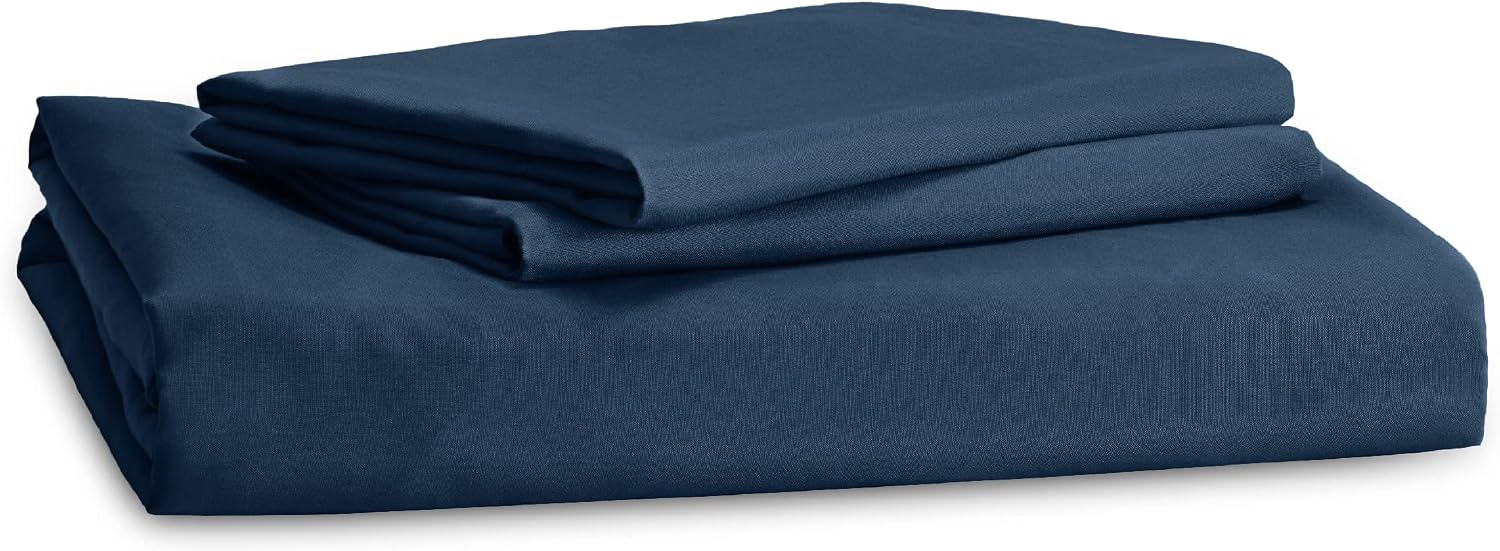 Bedsure Navy Duvet Covers Queen Size - Soft Brushed Microfiber 3 Pieces with Zipper Closure, 1 Duvet Cover 90x90 inches and 2 Pillow Shams(No Comforter)