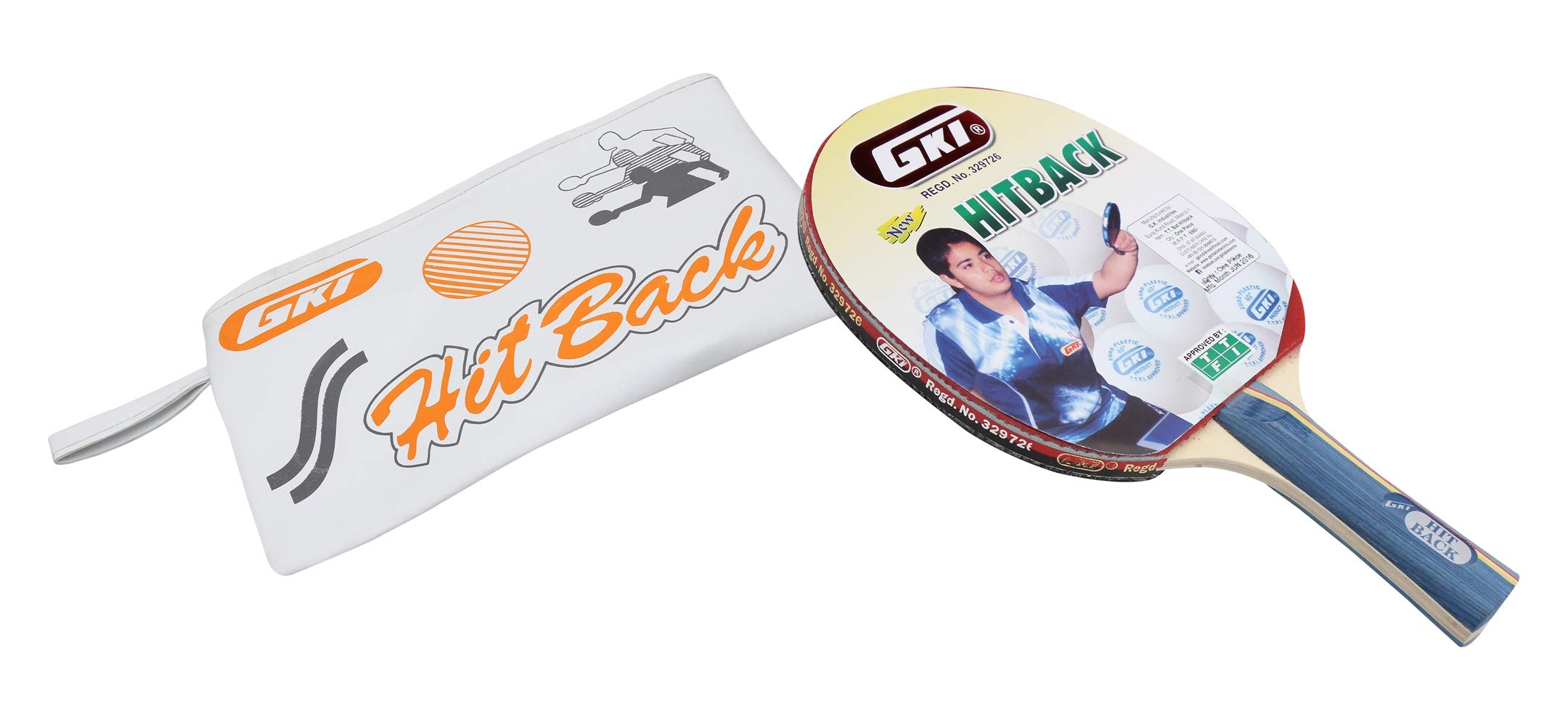 GKI Wood Hitback Table Tennis Racquet, Multicolor (B00I7QXE98) Amazon Price History, Amazon Price Tracker