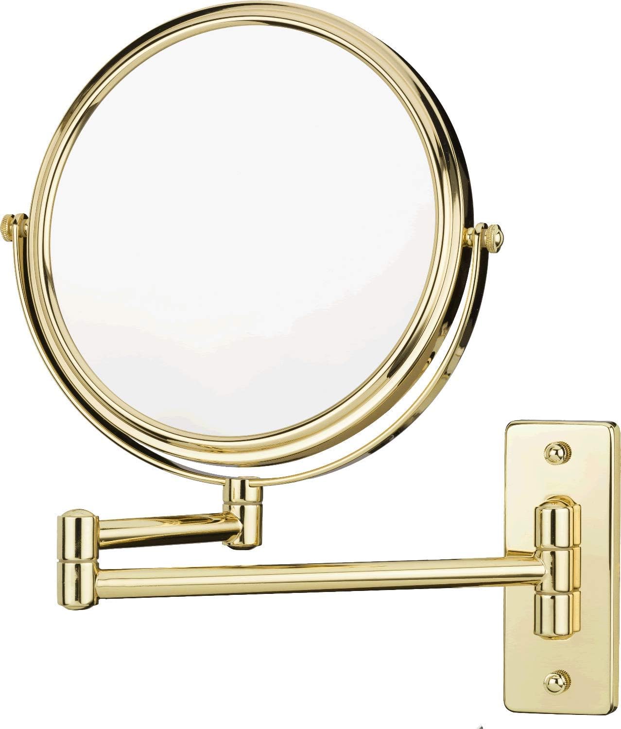 Tесh Dеаlѕ 🔥 Mirror Image 21145 1x/5x Double Arm Wall Mirror with Chrome Frame, 7.75-Inch