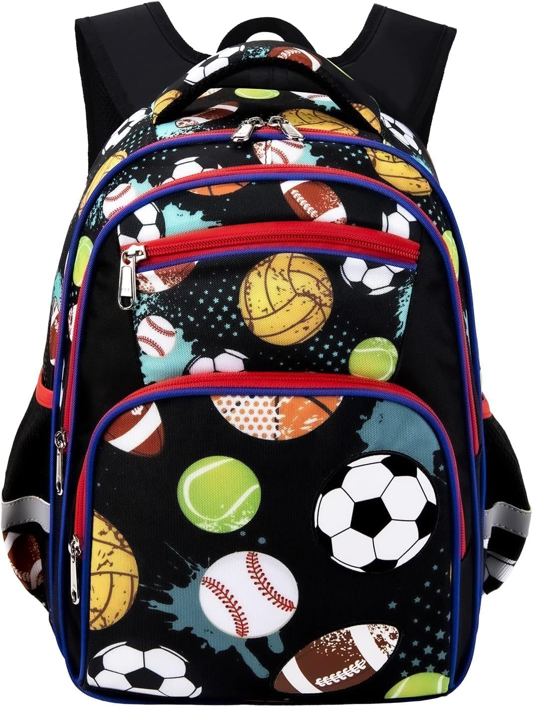 RR4Zipper Waterproof Polyester 26 L School Backpack School Bag Daypack Picnic Bag For Boys & Girl