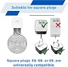 Sintron 2X Wall Mount Holder White for Dᴏt 3, Smart Home Wall Mount Stand Hanger for Dᴏt 3rd Generation Speaker Holder Space Saving Accessories Without Messy Wires, Compatible with Google Mini
