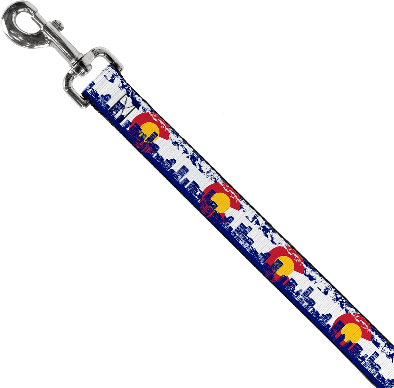Dog Leash Colorado Skyline Mountains 4 Feet Long 1.5 Inch Wide