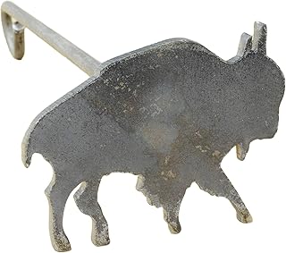 The Leather Guy 3" Branding Iron - Bison, Buffalo - For Branding Wood, Leather, and Grilling. Easy-to-use brand Method for a Personalized Touch, 10 Inch Long Handle for Safe Handling