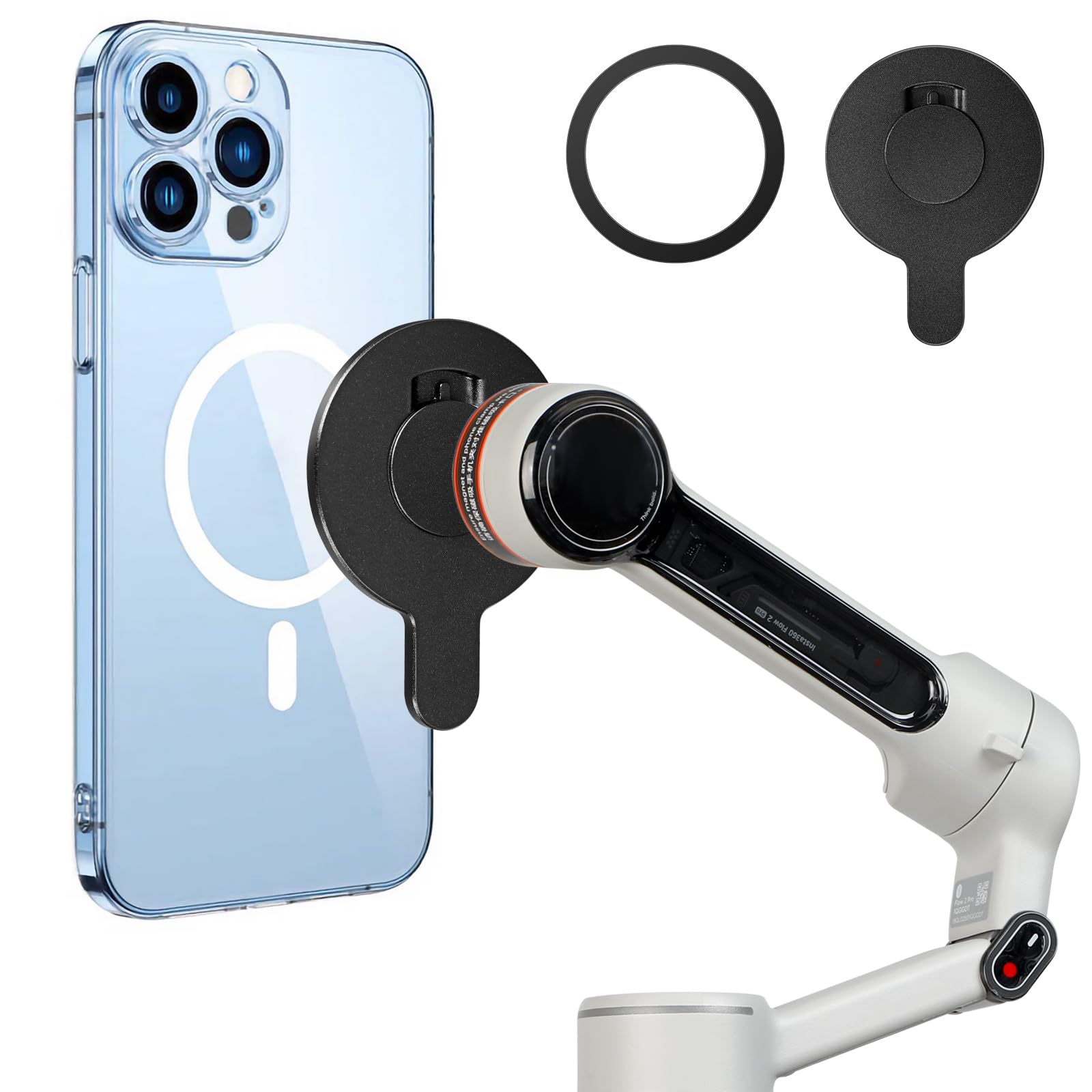 Amazon.com : Magnet Clamp Adapter Holder for Insta360 Flow 2 Pro