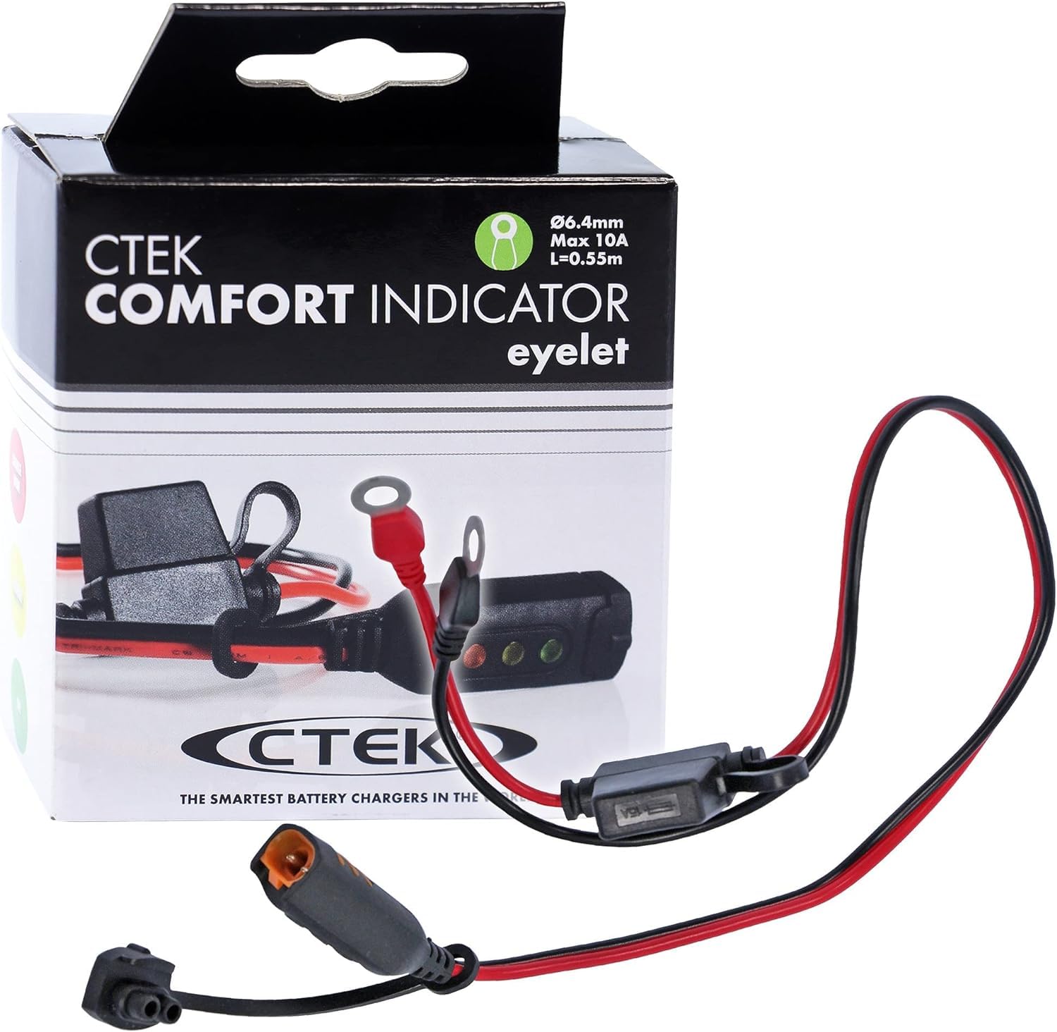CTEK Bundle CT5 Powersport & INDICATOR EYELET M6